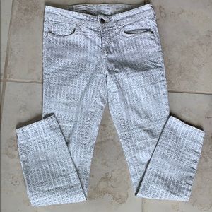 Anthropologie pilcro letterpress stet printed pant